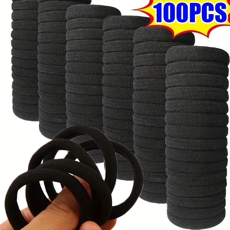 100pcs High Elastic Hair Bands For Girls Black Hairband Rubber Ties Ponytail Holder Scrunchies Kids Hair Accessories
100pcs High Elastic Hair Bands For Girls Black Hairband Rubber Ties Ponytail Holder Scrunchies Kids Hair Accessories