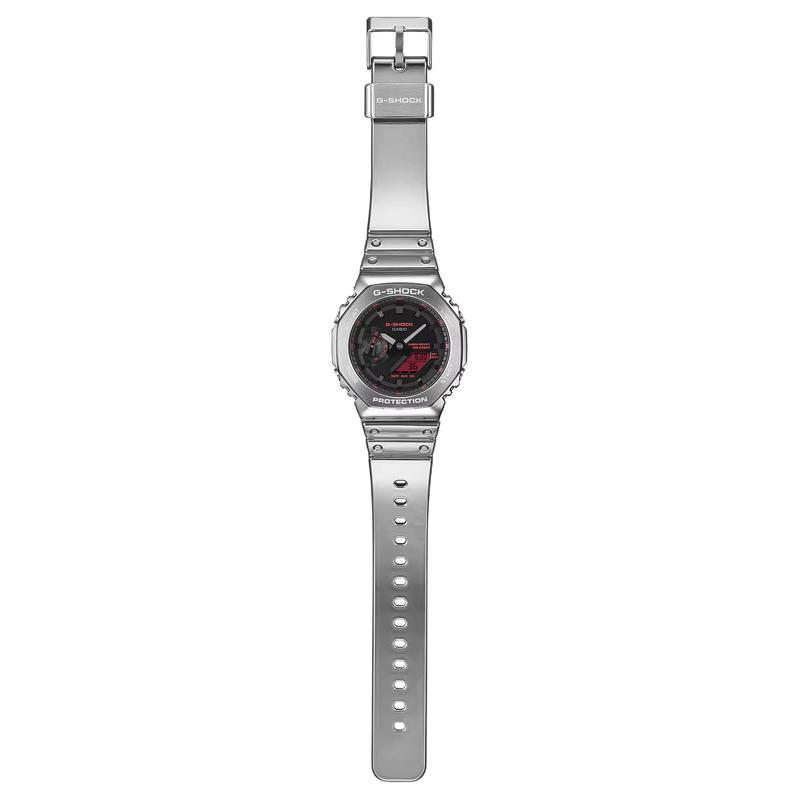 CASIO FINE METALLIC series 200 meters waterproof disc dual display Quartz silicone strap men s watch black dial GM-2100YRA-8A чорний
CASIO FINE METALLIC series 200 meters waterproof disc dual display Quartz silicone strap men s watch black dial GM-2100YRA-8A чорний
