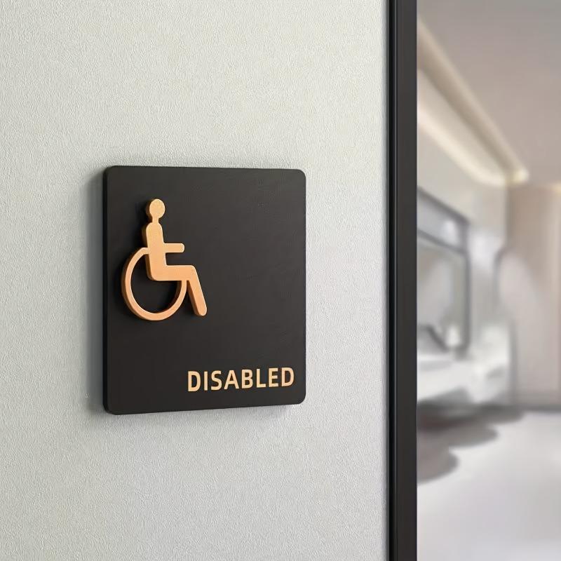 1pc Acrylic Bathroom Sign Adhesive Backed for Door Installation Plastic Surface Mounting Men Women Restroom WC Symbol Bathroom Identification 1Pcs
1pc Acrylic Bathroom Sign Adhesive Backed for Door Installation Plastic Surface Mounting Men Women Restroom WC Symbol Bathroom Identification 1Pcs