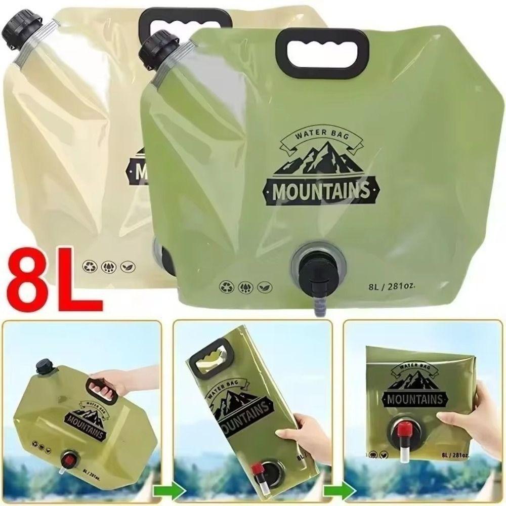 8L Large Capacity Camping Water Bag for Travel Fishing Outdoor Activities 1pc color random
8L Large Capacity Camping Water Bag for Travel Fishing Outdoor Activities 1pc color random