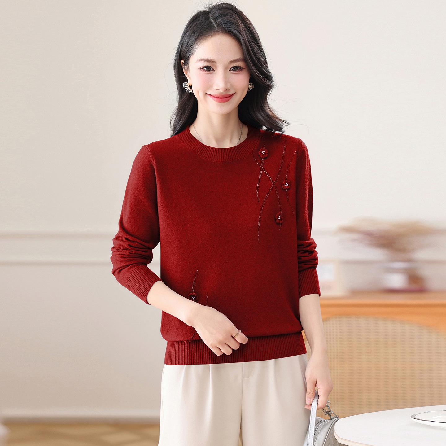 Mom s Zodiac Red Sweater: Mid-Aged Women s Embroidered Knit Base Layer for Spring & Autumn 2XL (130-145 lbs) красный
Mom s Zodiac Red Sweater: Mid-Aged Women s Embroidered Knit Base Layer for Spring & Autumn 2XL (130-145 lbs) красный