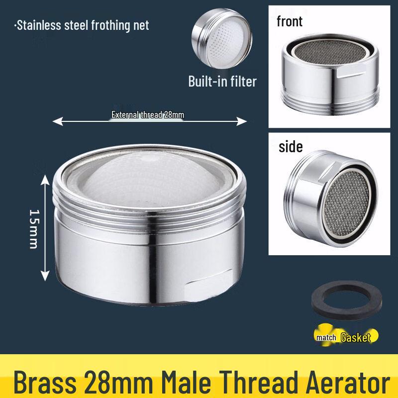 Dual Mode Faucet Aerator Splash Head 10-Pack
Dual Mode Faucet Aerator Splash Head 10-Pack
