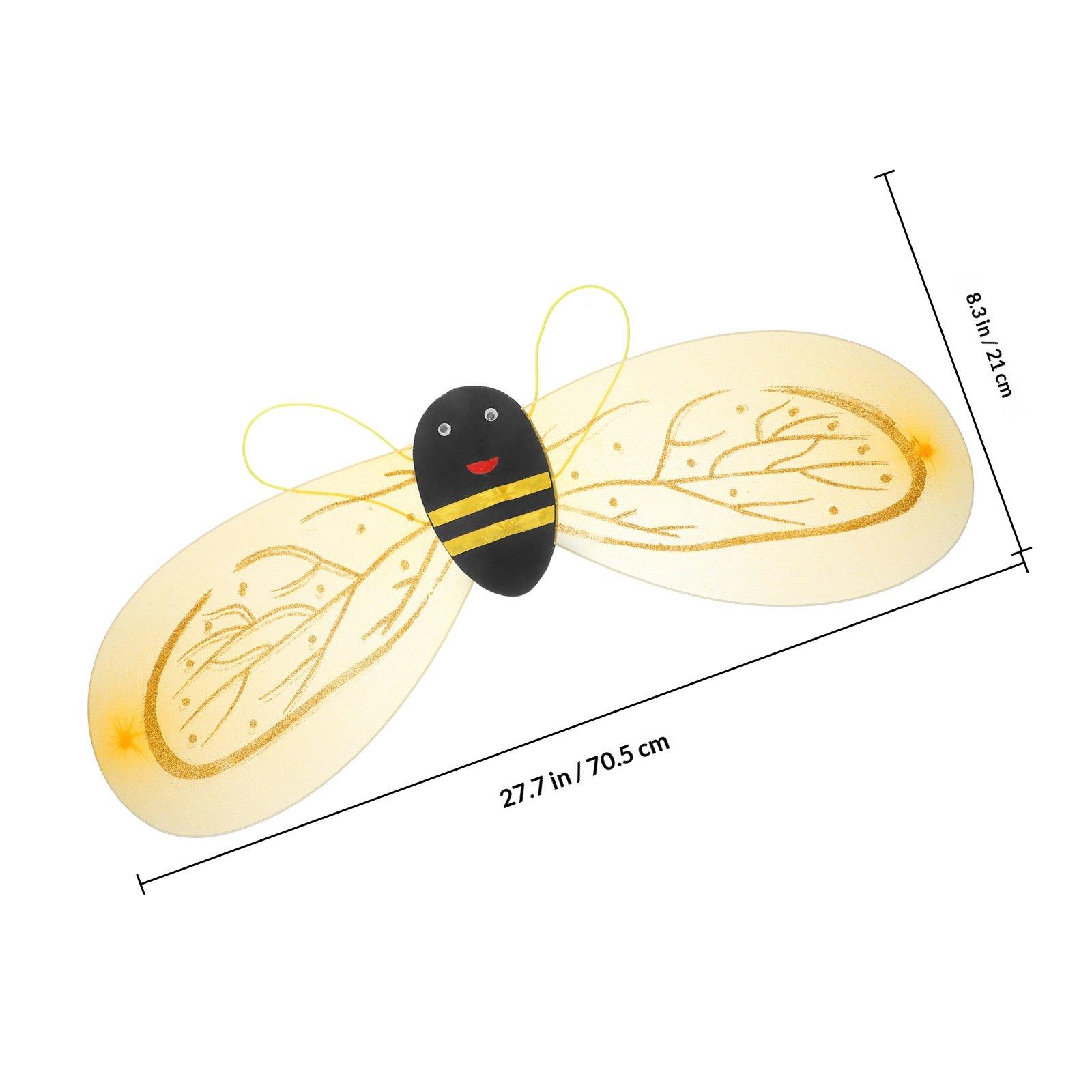 Bee Wing Prop for Lightweight Decorative Costume Wing for Cosplay Party Stage Performance Birthday Rave Masquerade Photo жовтий
Bee Wing Prop for Lightweight Decorative Costume Wing for Cosplay Party Stage Performance Birthday Rave Masquerade Photo жовтий