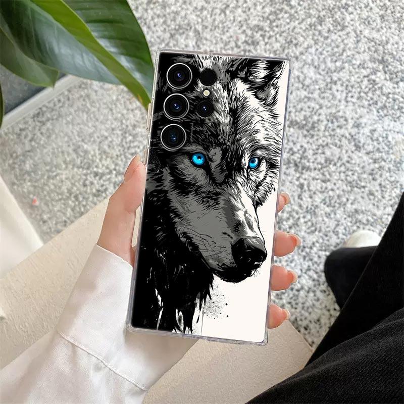 Wolf Lion Tiger Animal S25Ultra Phone Case For Samsung Galaxy S25 S24 S23 S21 Ultra S20 FE S22 Plus S24FE A56 A55 5G Clear Cover Galaxy S25 Plus
Wolf Lion Tiger Animal S25Ultra Phone Case For Samsung Galaxy S25 S24 S23 S21 Ultra S20 FE S22 Plus S24FE A56 A55 5G Clear Cover Galaxy S25 Plus
