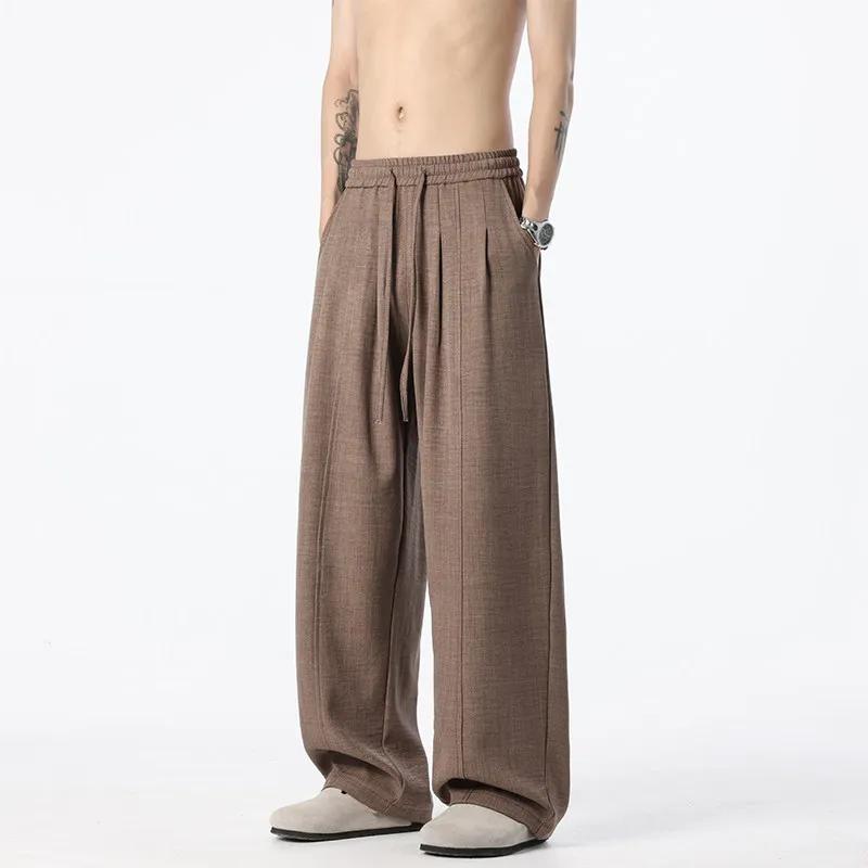 Summer Breathable Imitation Linen Pants Men Casual Trousers Women Trendy All-Match Long Pants Lightweight Daily Streetwear Pants 5XL кофейный
Summer Breathable Imitation Linen Pants Men Casual Trousers Women Trendy All-Match Long Pants Lightweight Daily Streetwear Pants 5XL кофейный