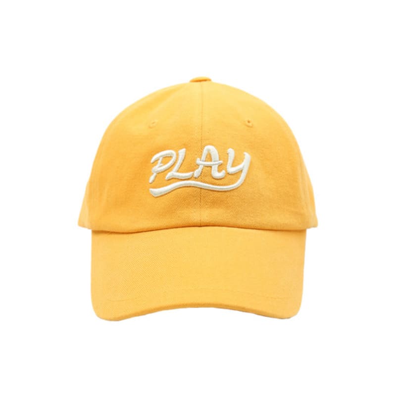 PLAYIAN Play Embroidery Point Ball Cap - MUSTARD FREE
PLAYIAN Play Embroidery Point Ball Cap - MUSTARD FREE