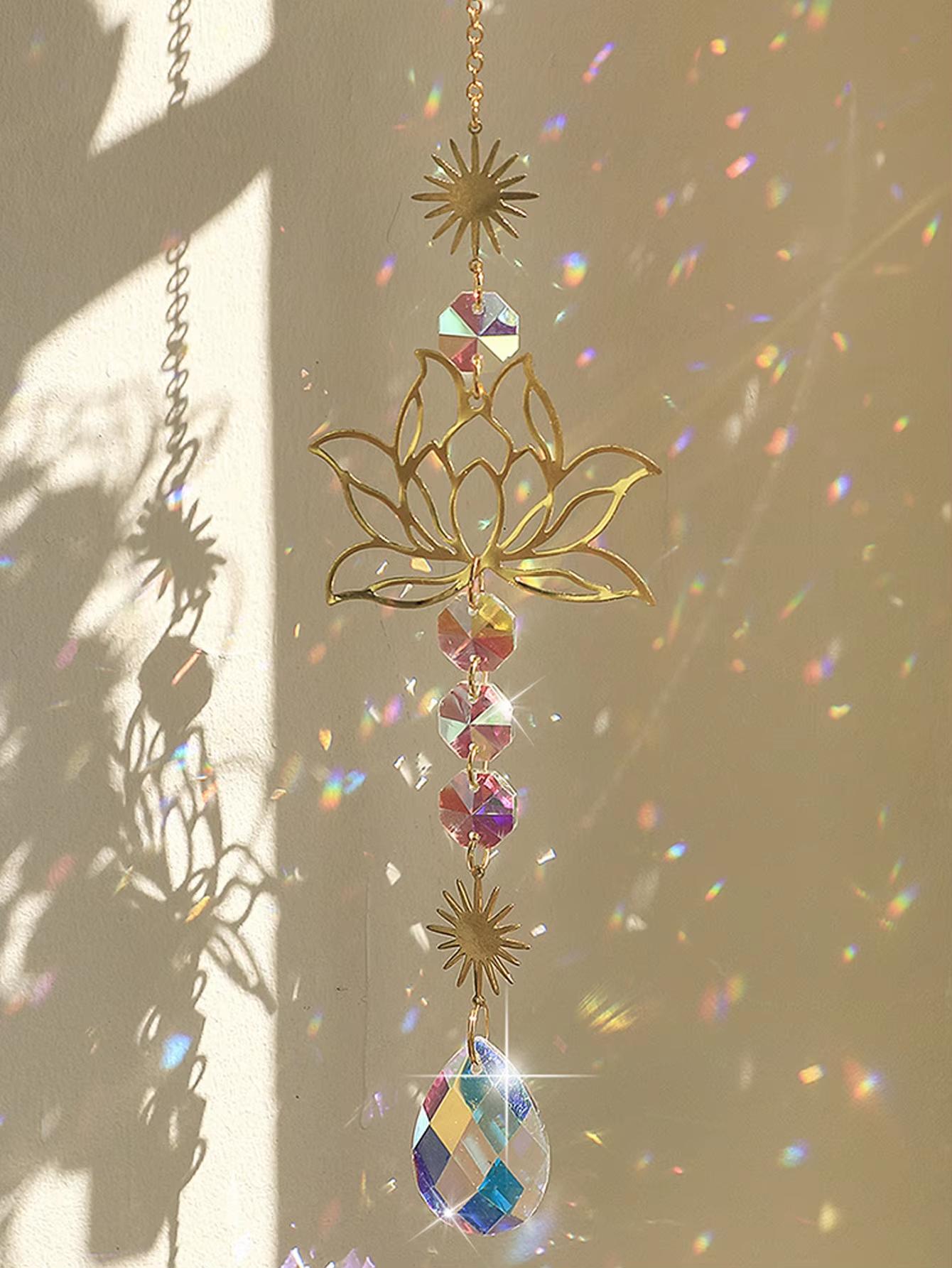 1 шт. Подвеска Suncatcher Gardening Crafts Golden Lotus AB Colorful Water Drop, хрустальное украшение
1 шт. Подвеска Suncatcher Gardening Crafts Golden Lotus AB Colorful Water Drop, хрустальное украшение