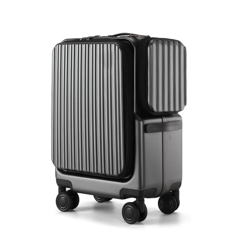 20-Inch Multifunctional Stylish & Durable Carry-On Suitcase with Silent Universal Wheels and Seat-Friendly Design 20-inch темно-сірий
20-Inch Multifunctional Stylish & Durable Carry-On Suitcase with Silent Universal Wheels and Seat-Friendly Design 20-inch темно-сірий
