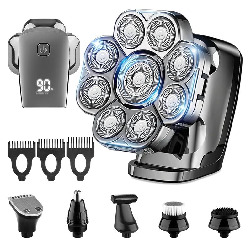 Grooming Kit 6in1 Head Electric Shaver For Men Beard Hair Trimmer Facial Razor Body Bald Shaving Machine Wet Dry Rechargeable
Grooming Kit 6in1 Head Electric Shaver For Men Beard Hair Trimmer Facial Razor Body Bald Shaving Machine Wet Dry Rechargeable