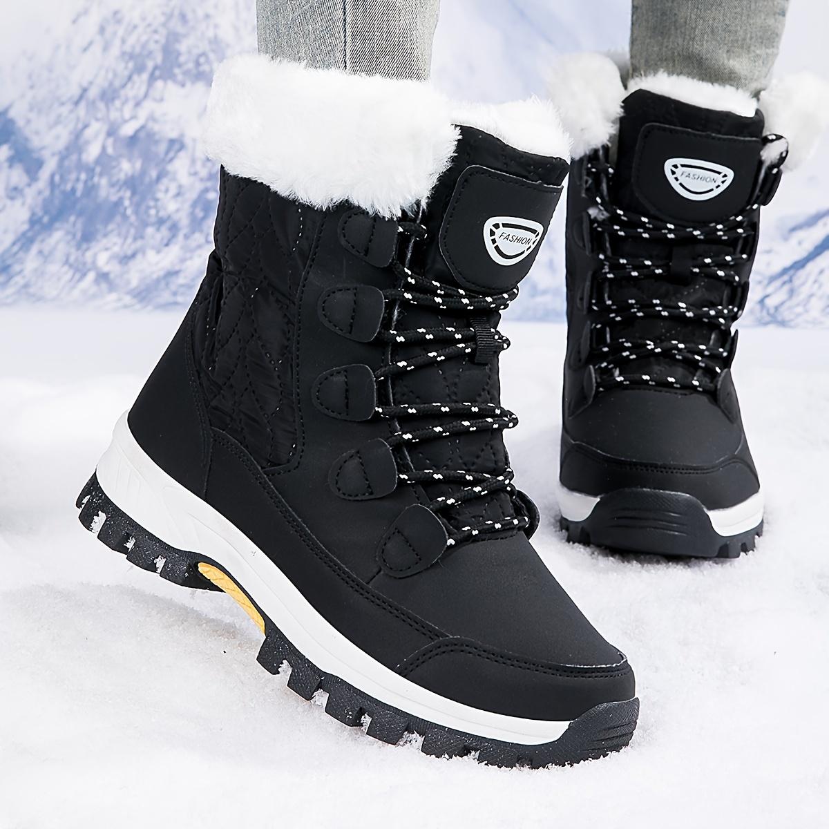 Women S Winter Snow Boots - Anti-Cold Warm Padded High-Top Hiking Boots with Non-Slip Rubber Sole,Striped Design & Plush Lining for Outdoor Adventures 36
Women S Winter Snow Boots - Anti-Cold Warm Padded High-Top Hiking Boots with Non-Slip Rubber Sole,Striped Design & Plush Lining for Outdoor Adventures 36