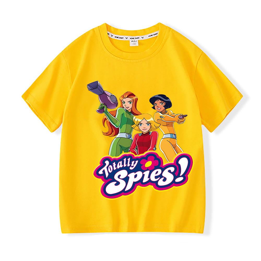 Totally Spies Cartoon Printing T-shirts Summer Anime Graphic Tee-shirt Short Sleeve Cotton Kids Tshirts Girls/Boys Clothing Tees 120
Totally Spies Cartoon Printing T-shirts Summer Anime Graphic Tee-shirt Short Sleeve Cotton Kids Tshirts Girls/Boys Clothing Tees 120