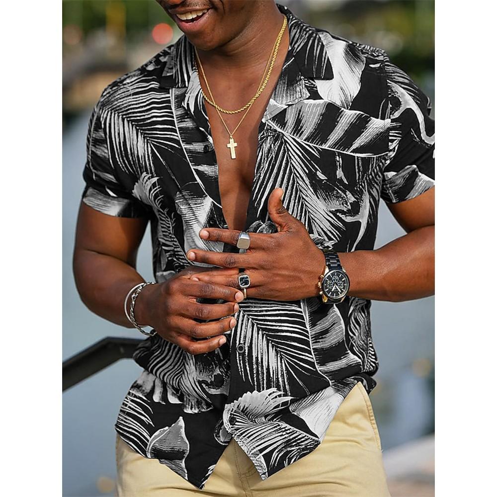 Summer Fashion Hawaiian Floral Beach Casual Shirt 3D Coconut Pattern T-shirt Retro Short Sleeve Vacation Outdoor Men s and Women s Shirt S
Summer Fashion Hawaiian Floral Beach Casual Shirt 3D Coconut Pattern T-shirt Retro Short Sleeve Vacation Outdoor Men s and Women s Shirt S
