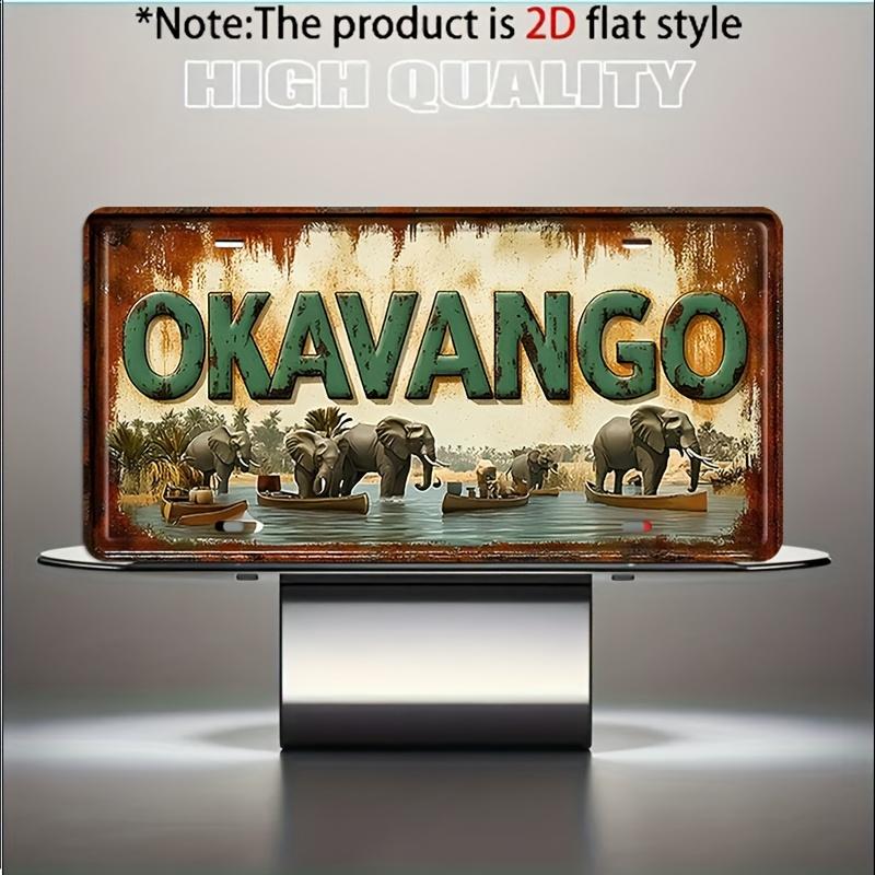 D FlatDecorative Only pc Vintage Okavango Metal Decorative Plaque and Ornament Rustic Wall Decor Suitable for Mens Caves 15x30cm(5.9x7.8inch)
D FlatDecorative Only pc Vintage Okavango Metal Decorative Plaque and Ornament Rustic Wall Decor Suitable for Mens Caves 15x30cm(5.9x7.8inch)