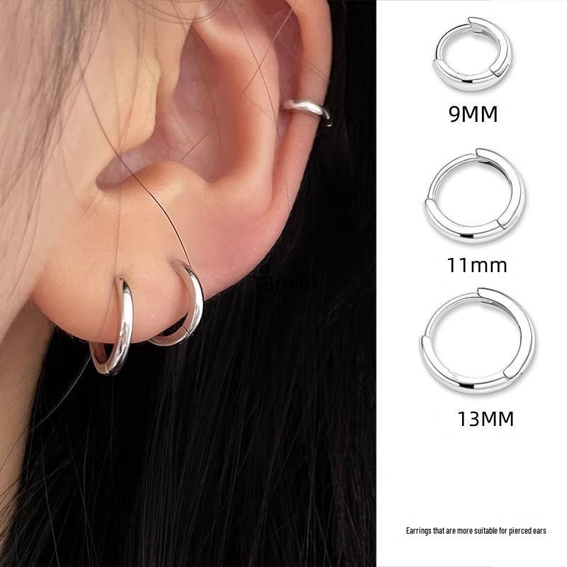 High-End S925 Silver Hoop & Stud Earrings for Women & Men - Ear Cartilage, Cuffs, and Piercing Jewelry
High-End S925 Silver Hoop & Stud Earrings for Women & Men - Ear Cartilage, Cuffs, and Piercing Jewelry