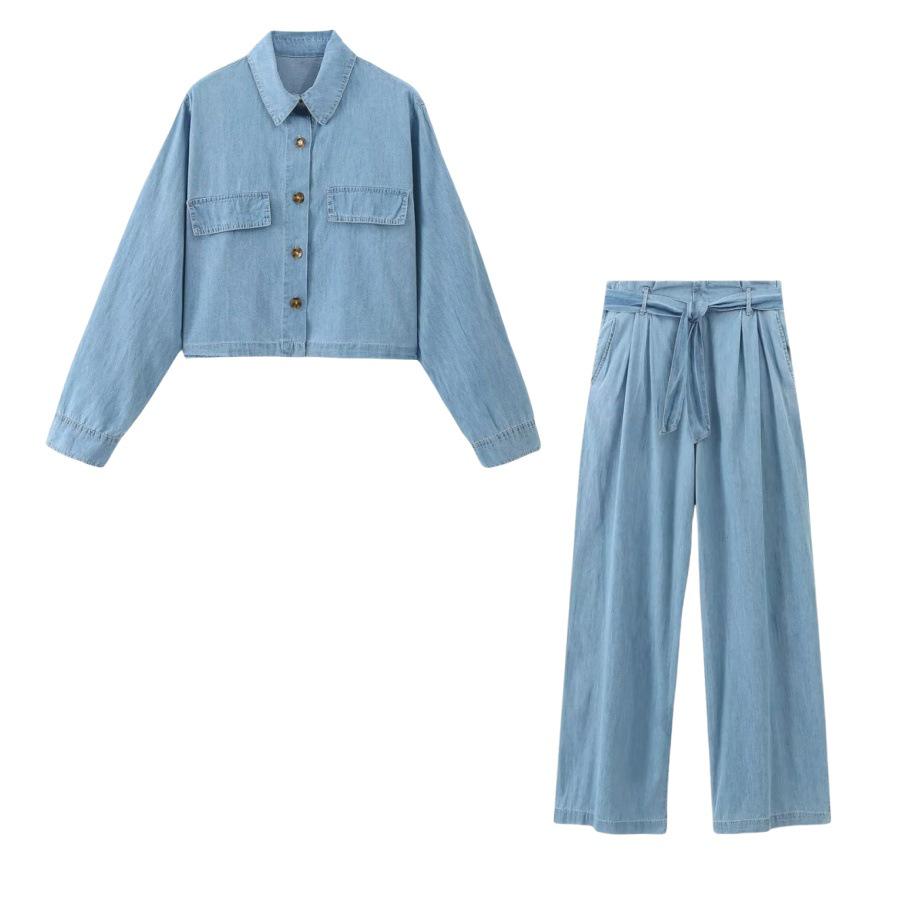 Retro Cross-Border Women s Street Fashion Flap Short Shirt & Wide-Leg Pants Set Extra Small
Retro Cross-Border Women s Street Fashion Flap Short Shirt & Wide-Leg Pants Set Extra Small