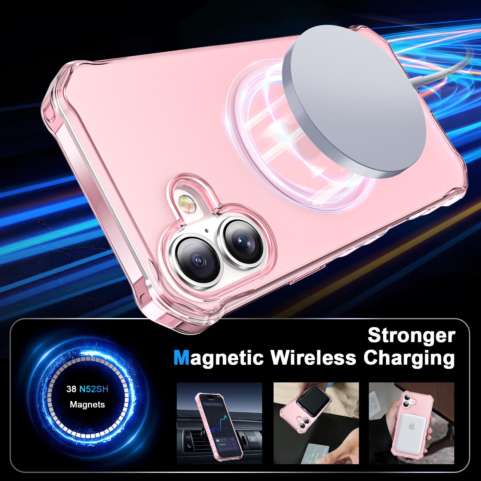 For iPhone 16 Plus Case Compatible with MagSafe Small Wavy Edge PC+TPU Phone Cover Purple
For iPhone 16 Plus Case Compatible with MagSafe Small Wavy Edge PC+TPU Phone Cover Purple