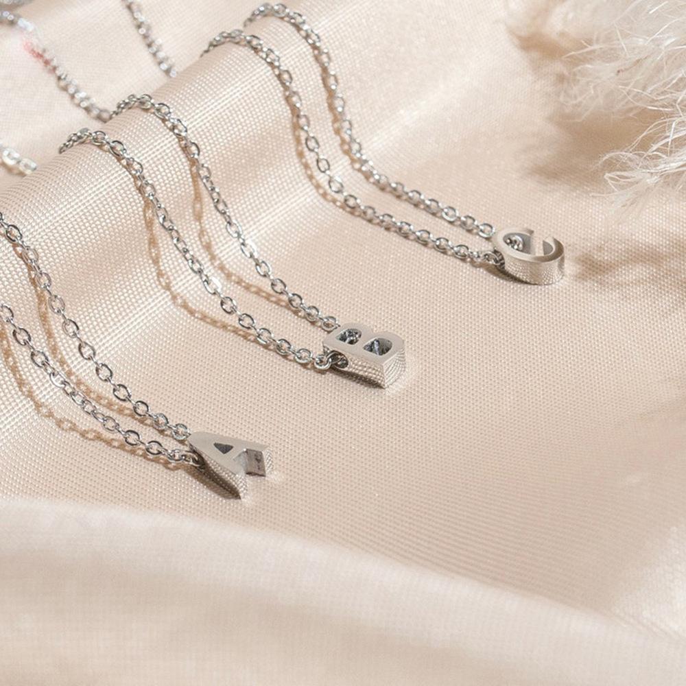 Ожерелье с буквами из нержавеющей стали от A до Z, подвеска с буквами, ожерелье, женские ювелирные изделия Z серебряный
Ожерелье с буквами из нержавеющей стали от A до Z, подвеска с буквами, ожерелье, женские ювелирные изделия Z серебряный