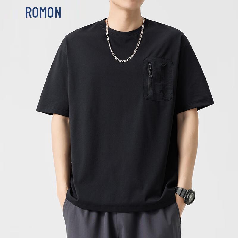 ROMON 2026 Summer Men s Fashion Round Neck T-Shirt 3XL
ROMON 2026 Summer Men s Fashion Round Neck T-Shirt 3XL
