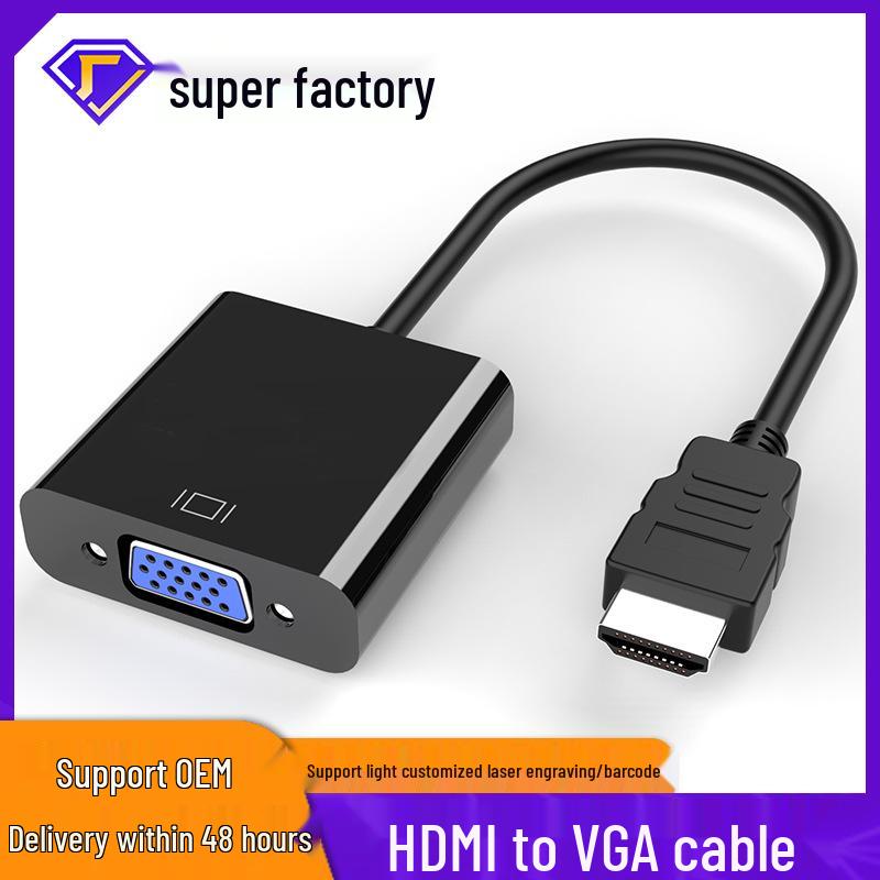 Адаптер-кабель HDMI на VGA 1080p з аудіо та живленням для ноутбука та монітора.
Адаптер-кабель HDMI на VGA 1080p з аудіо та живленням для ноутбука та монітора.