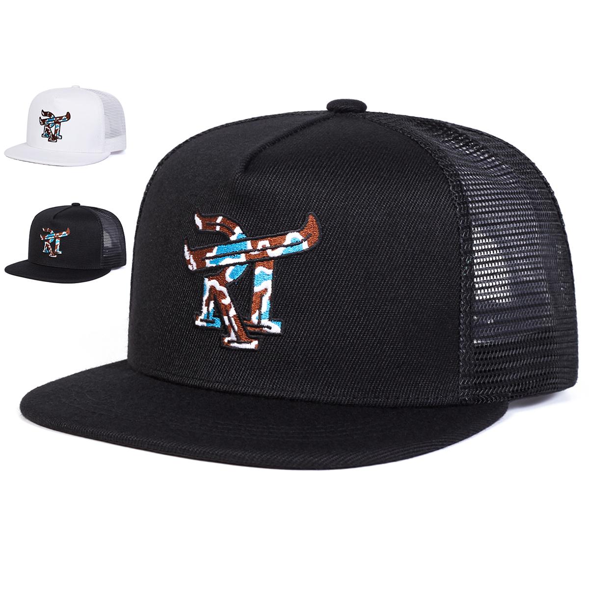 Unisex RT Letter Embroidery Baseball Net Hats Spring Summer Outdoor Adjustable Casual Hip-hop Trucker Caps Sunscreen Hat чорний
Unisex RT Letter Embroidery Baseball Net Hats Spring Summer Outdoor Adjustable Casual Hip-hop Trucker Caps Sunscreen Hat чорний