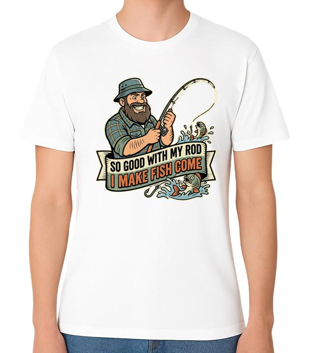 So Good With My Rod I Make Fish Come T-Shirt Funny Fisherman Gift Fishing Tee 5XL різнокольоровий
So Good With My Rod I Make Fish Come T-Shirt Funny Fisherman Gift Fishing Tee 5XL різнокольоровий