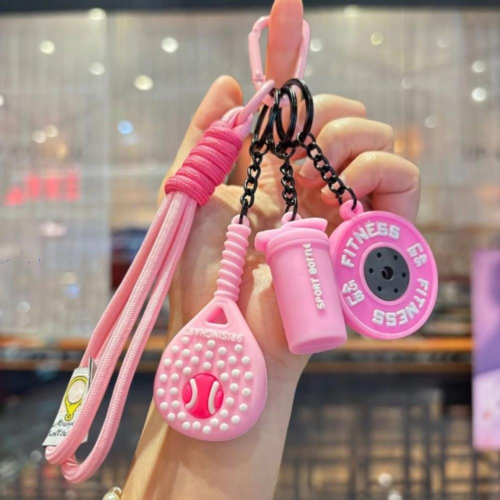 Fashion Dopamine Fitness Series Pendant Detachable with Buckle Simulation Dumbbells Keyring Simulation Style Bag Charm розовый
Fashion Dopamine Fitness Series Pendant Detachable with Buckle Simulation Dumbbells Keyring Simulation Style Bag Charm розовый