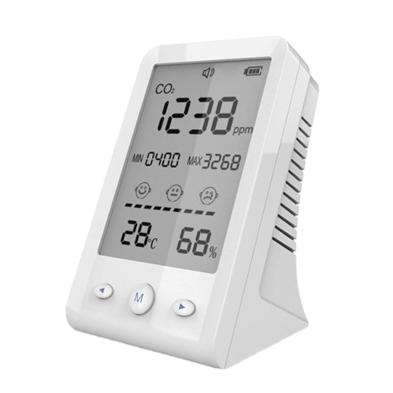 Easy Carry CO2 Temperature Moisture Monitor with LCD Display Small Air Quality Meter for Indoor Air Quality Measurement 1
Easy Carry CO2 Temperature Moisture Monitor with LCD Display Small Air Quality Meter for Indoor Air Quality Measurement 1