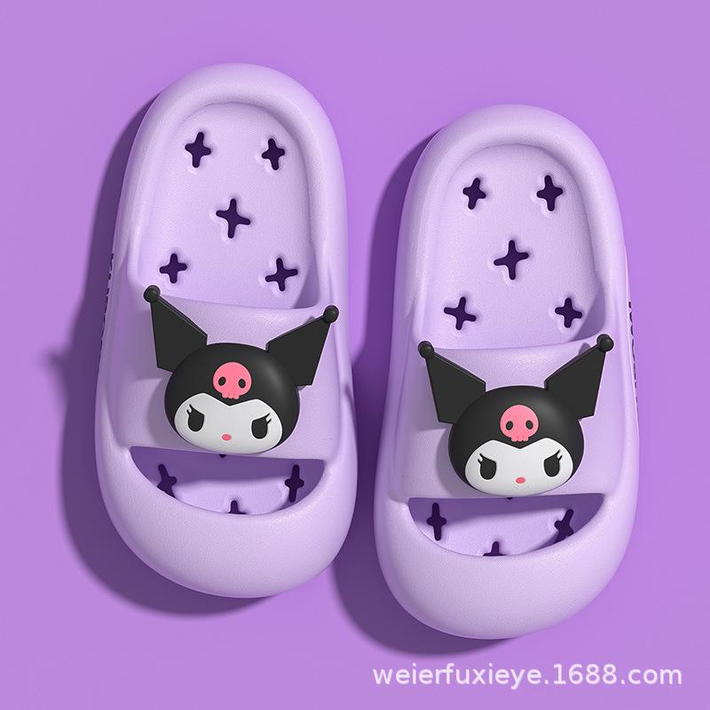 Kuromi children s summer cartoon cute sandals for boys and girls, non-slip soft-soled baby indoor water-draining slippers 15Code【Inner Length15CM
Kuromi children s summer cartoon cute sandals for boys and girls, non-slip soft-soled baby indoor water-draining slippers 15Code【Inner Length15CM
