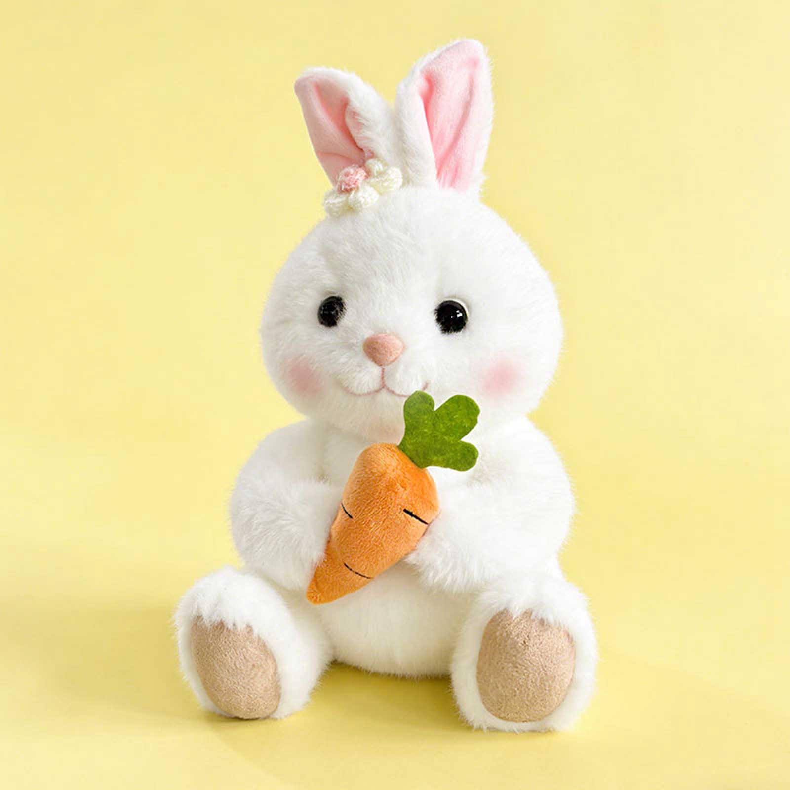 Cute Sitting Plush Toy, Soft Stuffed Bunny With Flower Decor One Size
Cute Sitting Plush Toy, Soft Stuffed Bunny With Flower Decor One Size