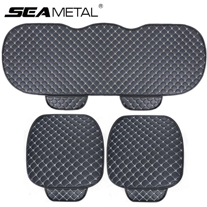 SEAMETAL Universal Car Seat Covers Pu Leather Car Seat Protector Four Seasons Car Seat Cushion Chair Carpet Pad Auto Accessories
SEAMETAL Universal Car Seat Covers Pu Leather Car Seat Protector Four Seasons Car Seat Cushion Chair Carpet Pad Auto Accessories