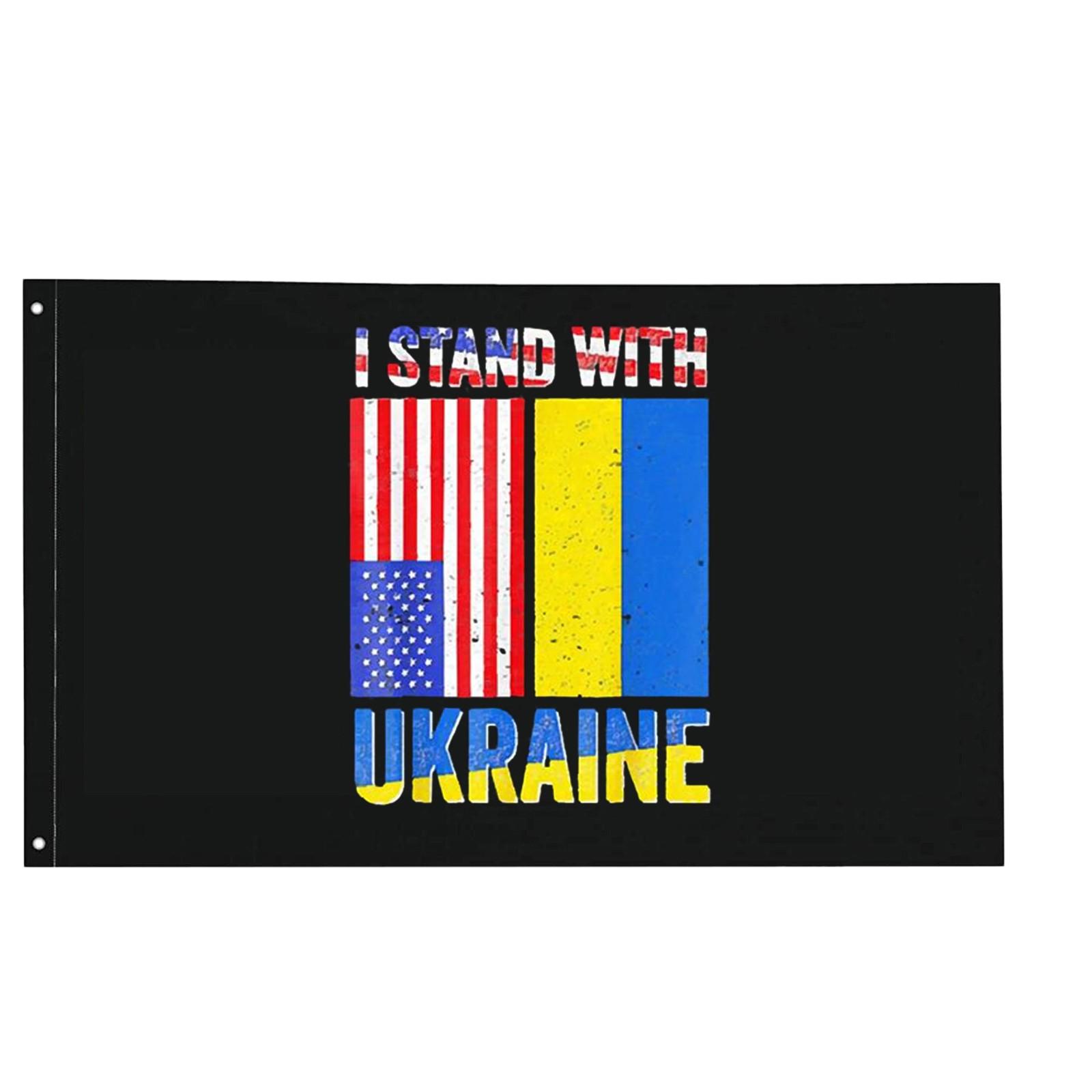I Stand With Ukraine Friendship Flag Garden Flag With Two Grommets Fade Proof Outdoor Indoor Decoration
I Stand With Ukraine Friendship Flag Garden Flag With Two Grommets Fade Proof Outdoor Indoor Decoration