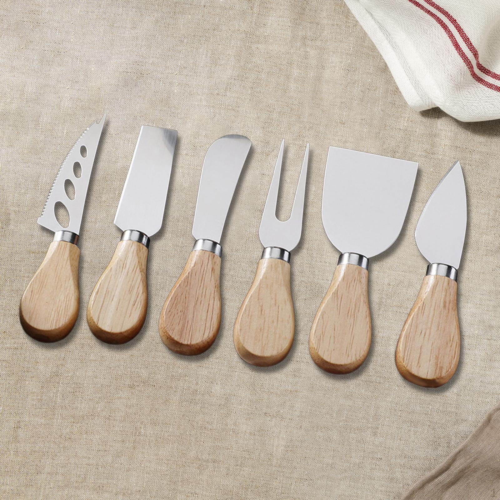 6 ножей для сыра, разбрасыватель ножей для масла для любителей кафе и свадеб 
6 ножей для сыра, разбрасыватель ножей для масла для любителей кафе и свадеб