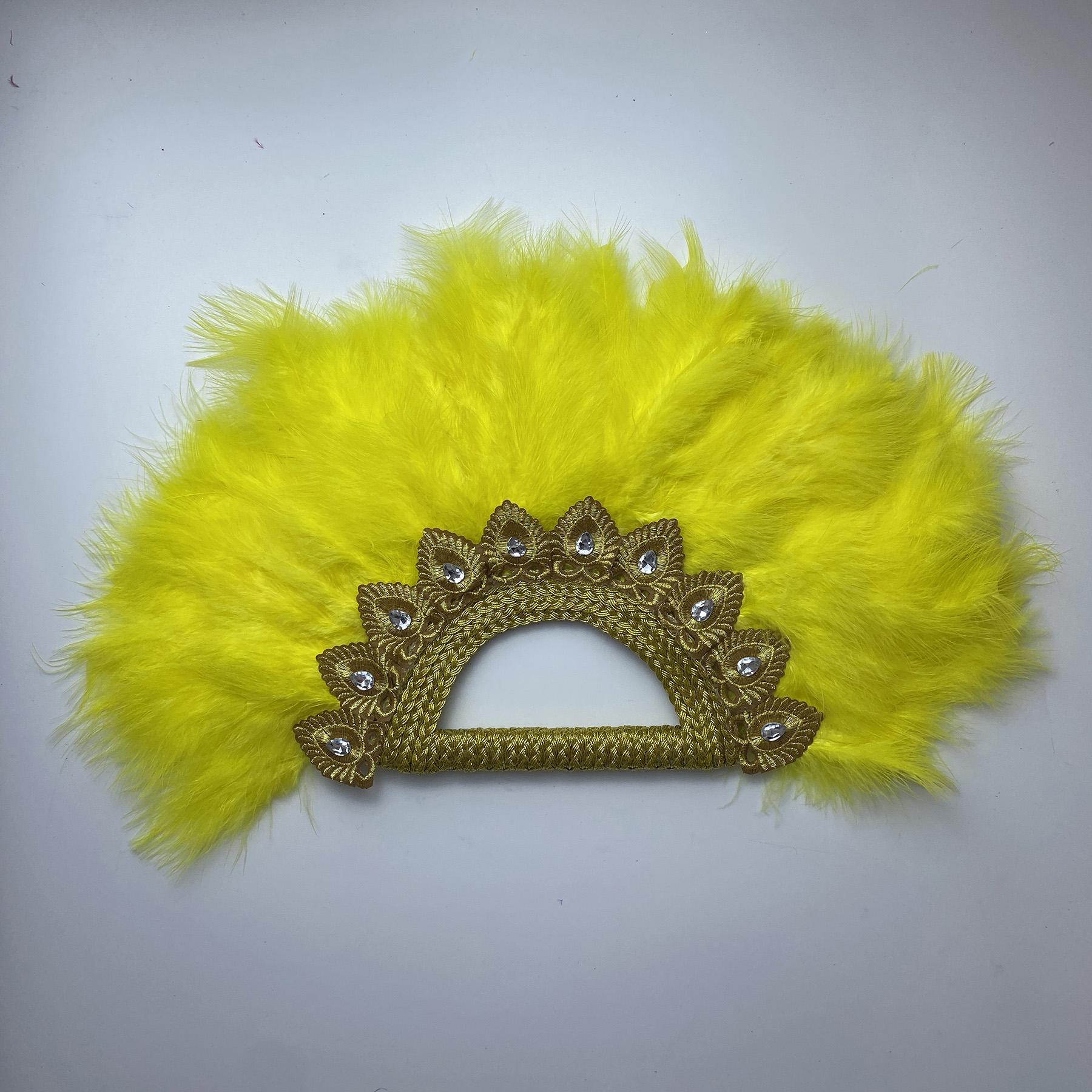 Big Size African Blue Feather Fan for Ladies, Wedding Feather Fan for Bride, Double Side Feather, Nigerian Stones Dance Handfan 32CMX55CM
Big Size African Blue Feather Fan for Ladies, Wedding Feather Fan for Bride, Double Side Feather, Nigerian Stones Dance Handfan 32CMX55CM