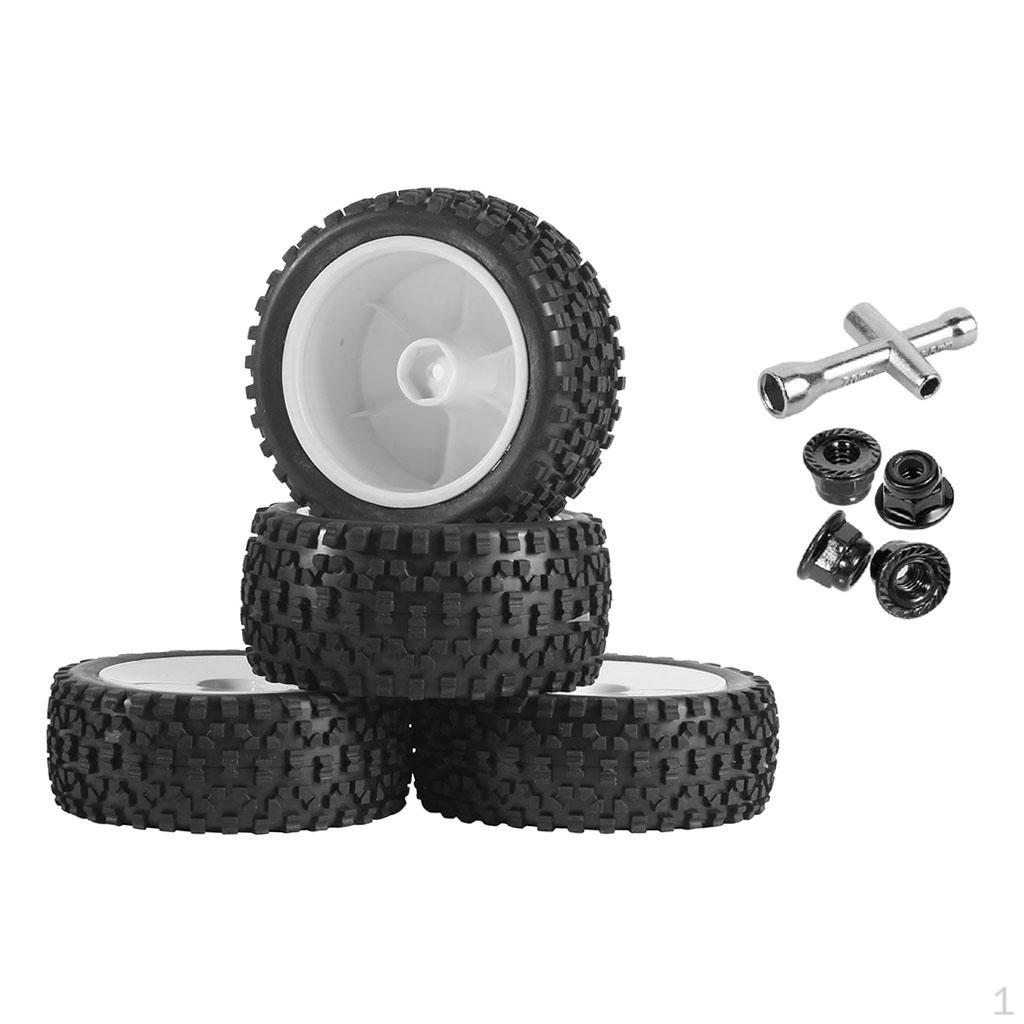 4 Pieces Front Rear Buggy Tires 1:10 Modification Car Parts Wheels for Lrp білий
4 Pieces Front Rear Buggy Tires 1:10 Modification Car Parts Wheels for Lrp білий