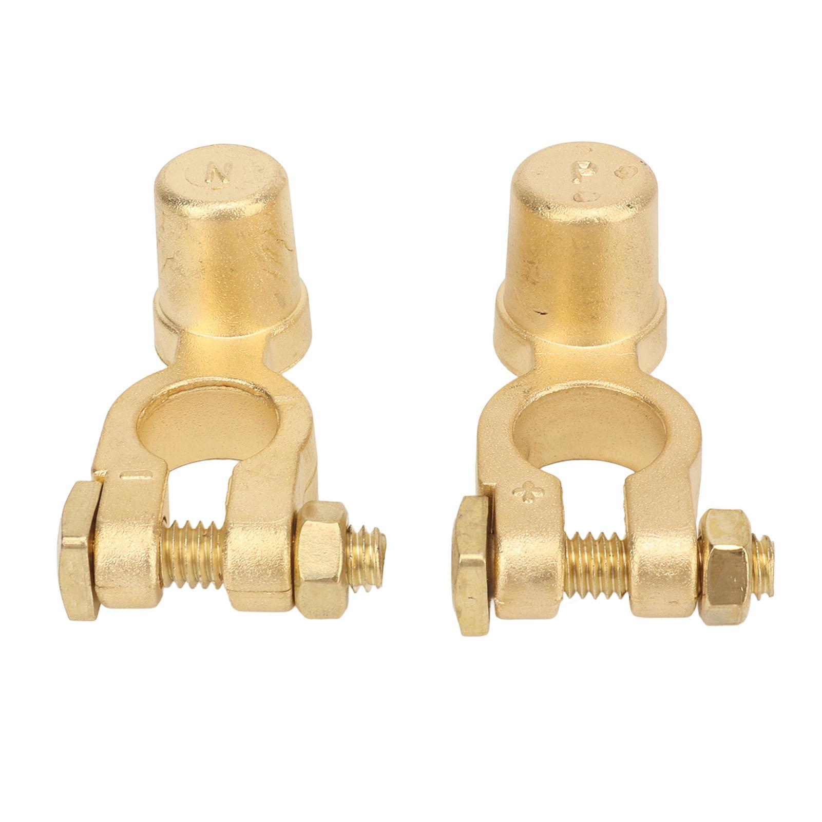 2PCS Battery Terminal Connectors Brass Negative Positive Car Battery Cable End for Car Truck Van RV
2PCS Battery Terminal Connectors Brass Negative Positive Car Battery Cable End for Car Truck Van RV
