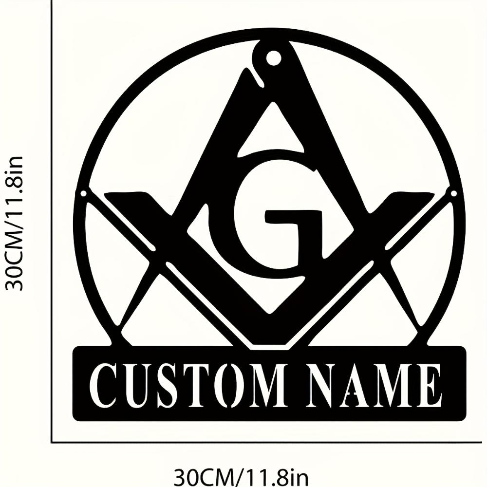 Custom Freemason Metal Wall Art Laser Cut Emblem Geometric Design Durable Decor
Custom Freemason Metal Wall Art Laser Cut Emblem Geometric Design Durable Decor