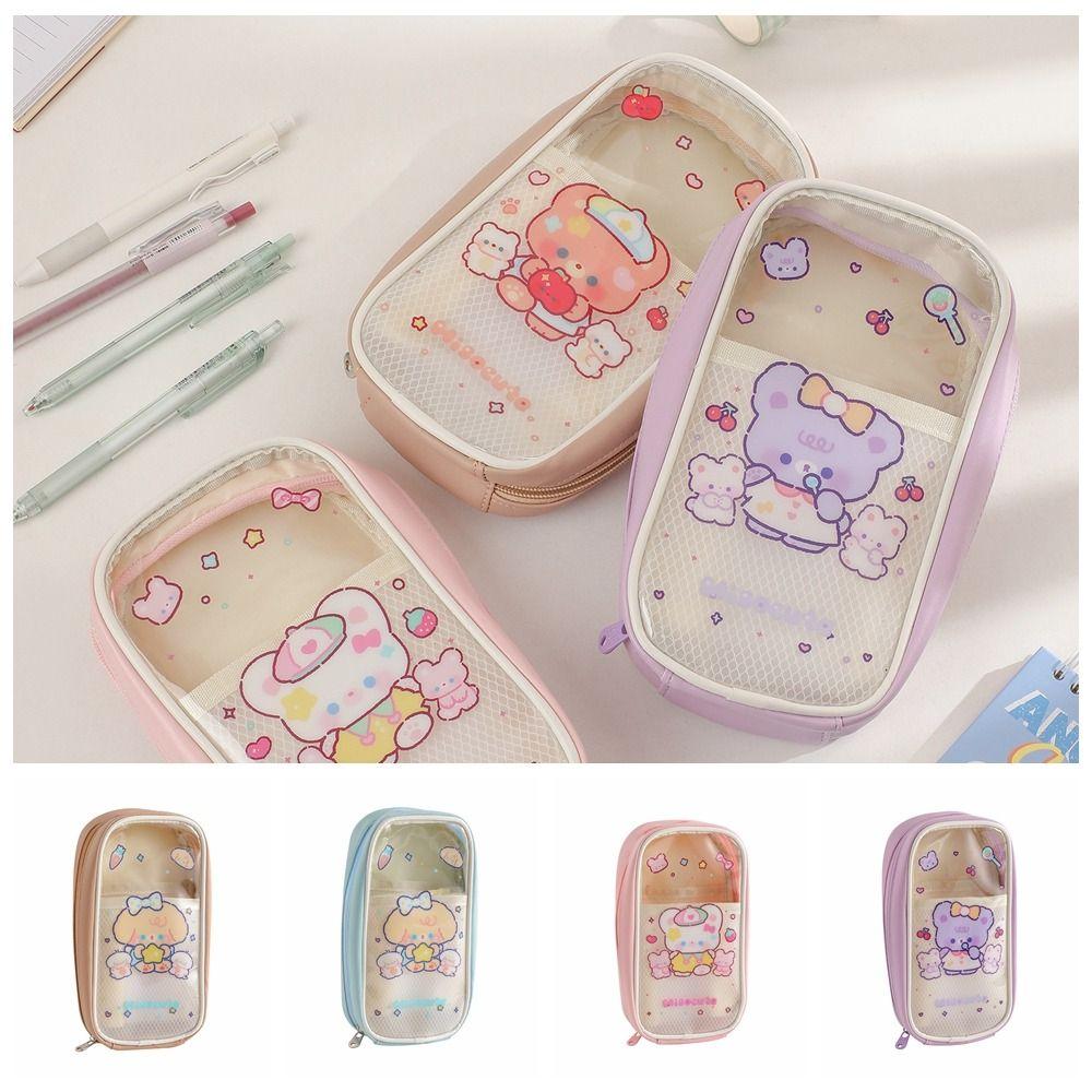 Cute Bear Pencil Case Cartoon Pencil Pouch Korean Stationery Storage Bag Primary School style 3
Cute Bear Pencil Case Cartoon Pencil Pouch Korean Stationery Storage Bag Primary School style 3