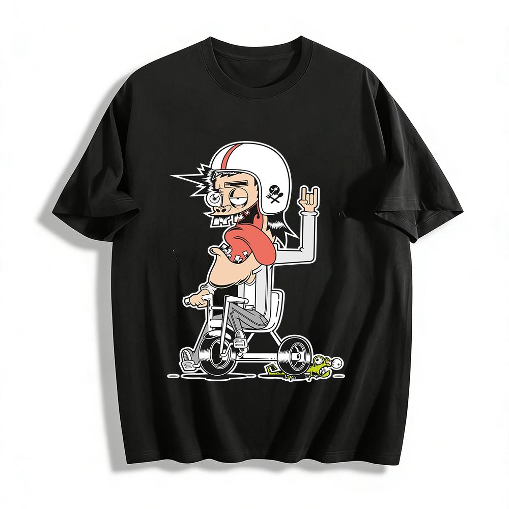 Goofy Biker Graphic Tee Cool Street Style Casual Top Pure cotton T-shirt XXS
Goofy Biker Graphic Tee Cool Street Style Casual Top Pure cotton T-shirt XXS