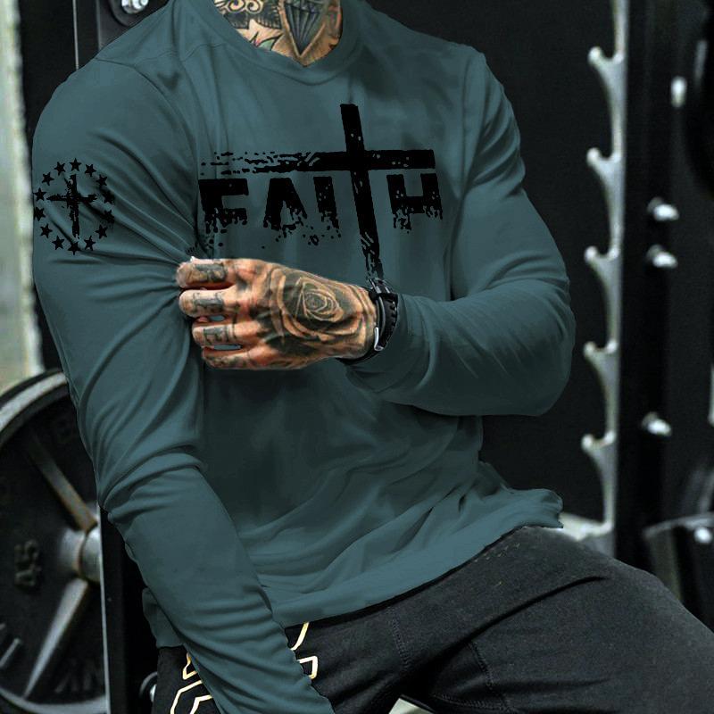 Летний топ с круглым вырезом и 3D-принтом креста Faith , модная повседневная мужская футболка с коротким рукавом XS
Летний топ с круглым вырезом и 3D-принтом креста Faith , модная повседневная мужская футболка с коротким рукавом XS