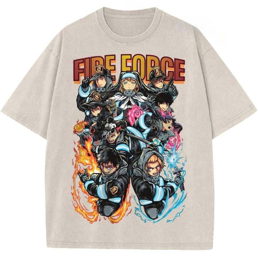 Kusakabe Shinra Boyle Arthur Printed Tee Anime Fire Force Tshirt Men Women Retro Washed T-shirts Harajuku Male Cotton T Shirt S бежевый
Kusakabe Shinra Boyle Arthur Printed Tee Anime Fire Force Tshirt Men Women Retro Washed T-shirts Harajuku Male Cotton T Shirt S бежевый