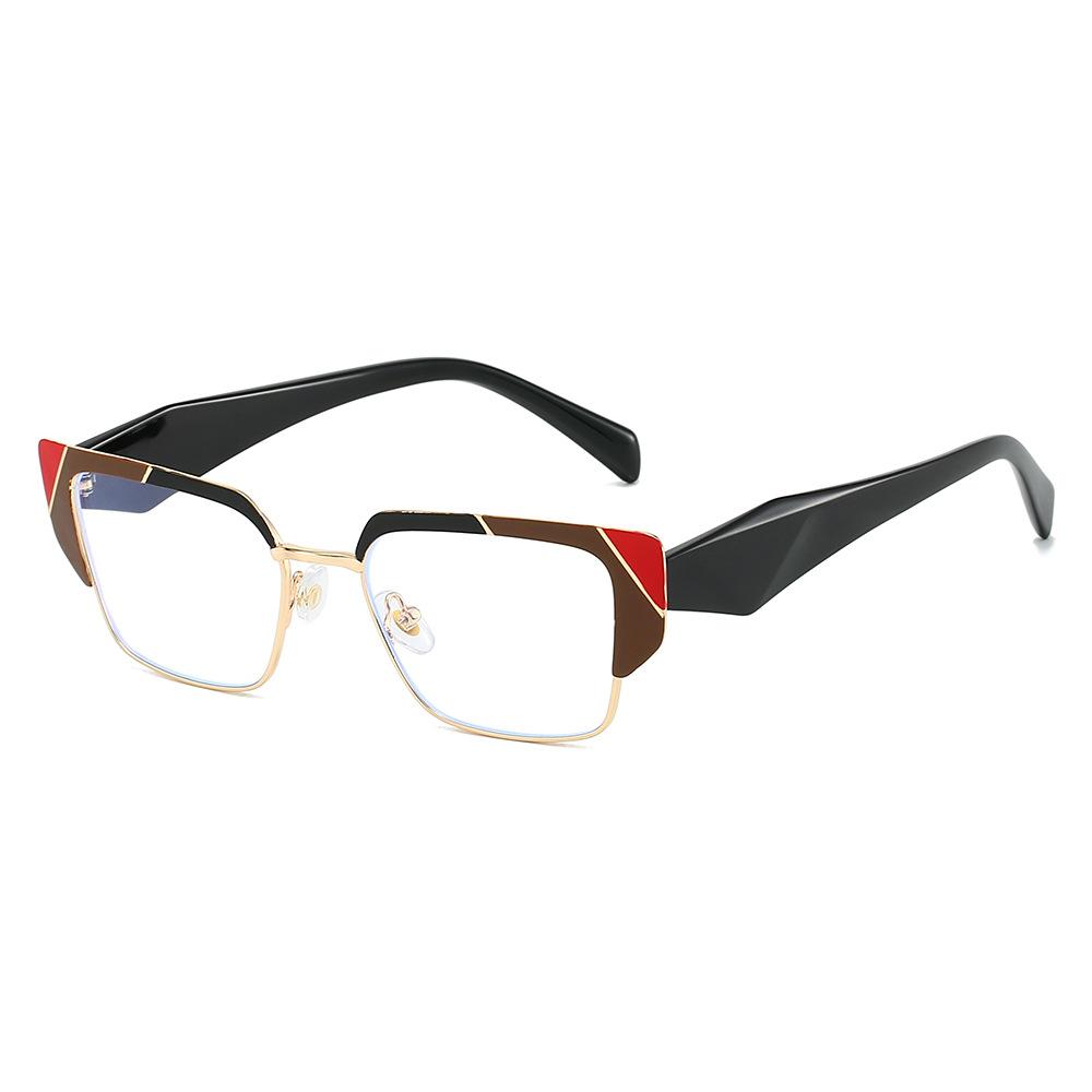 Anti Blue Light Leopard Print Cat Eye Women Glasses Irregular Color Matching Frame Design Prevent Radiation Casual Men Glasses as picture
Anti Blue Light Leopard Print Cat Eye Women Glasses Irregular Color Matching Frame Design Prevent Radiation Casual Men Glasses as picture
