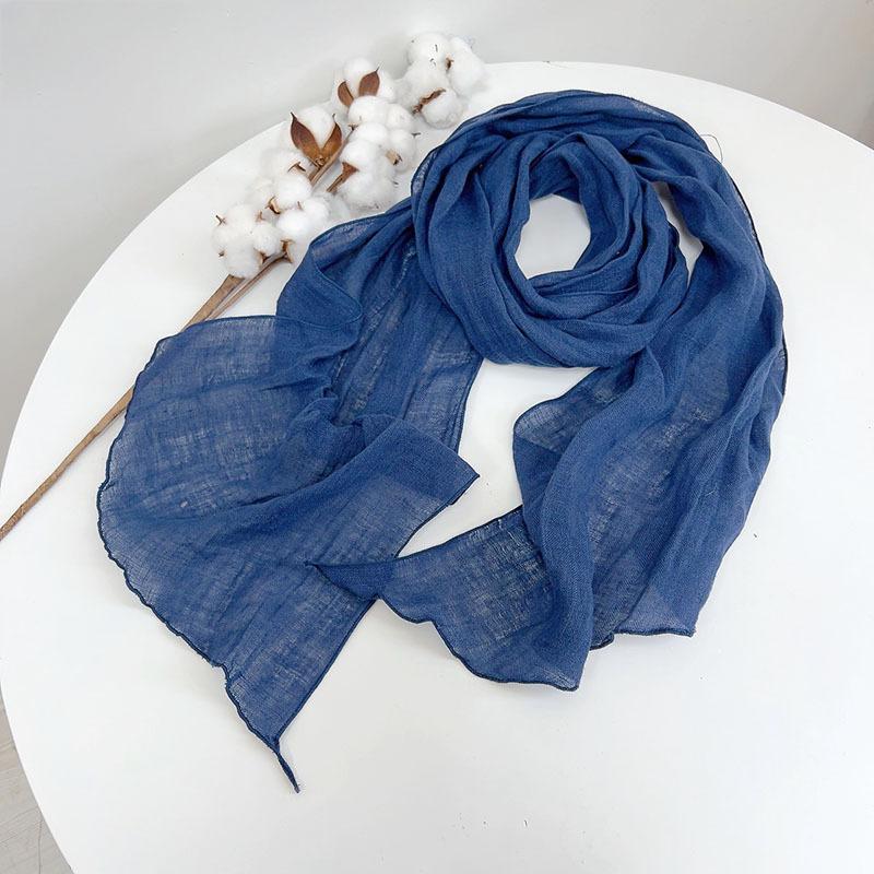 Summer Scarf Hijab Shawls Solid Color Extended Diamond Scarf Japanese Sunscreen Scarves Irregular Linen Shawl for Women 34x220cm
Summer Scarf Hijab Shawls Solid Color Extended Diamond Scarf Japanese Sunscreen Scarves Irregular Linen Shawl for Women 34x220cm