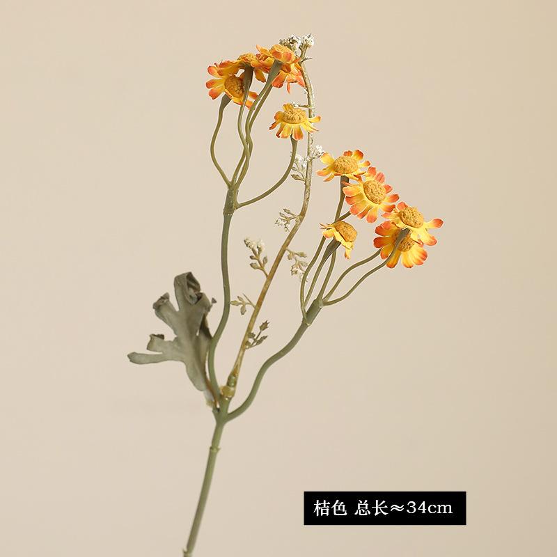 Autumn color simulation single branch small daisy chamomile, pastoral style home dining table decoration fake flower bouquet DIY matching materials помаранчевий
Autumn color simulation single branch small daisy chamomile, pastoral style home dining table decoration fake flower bouquet DIY matching materials помаранчевий