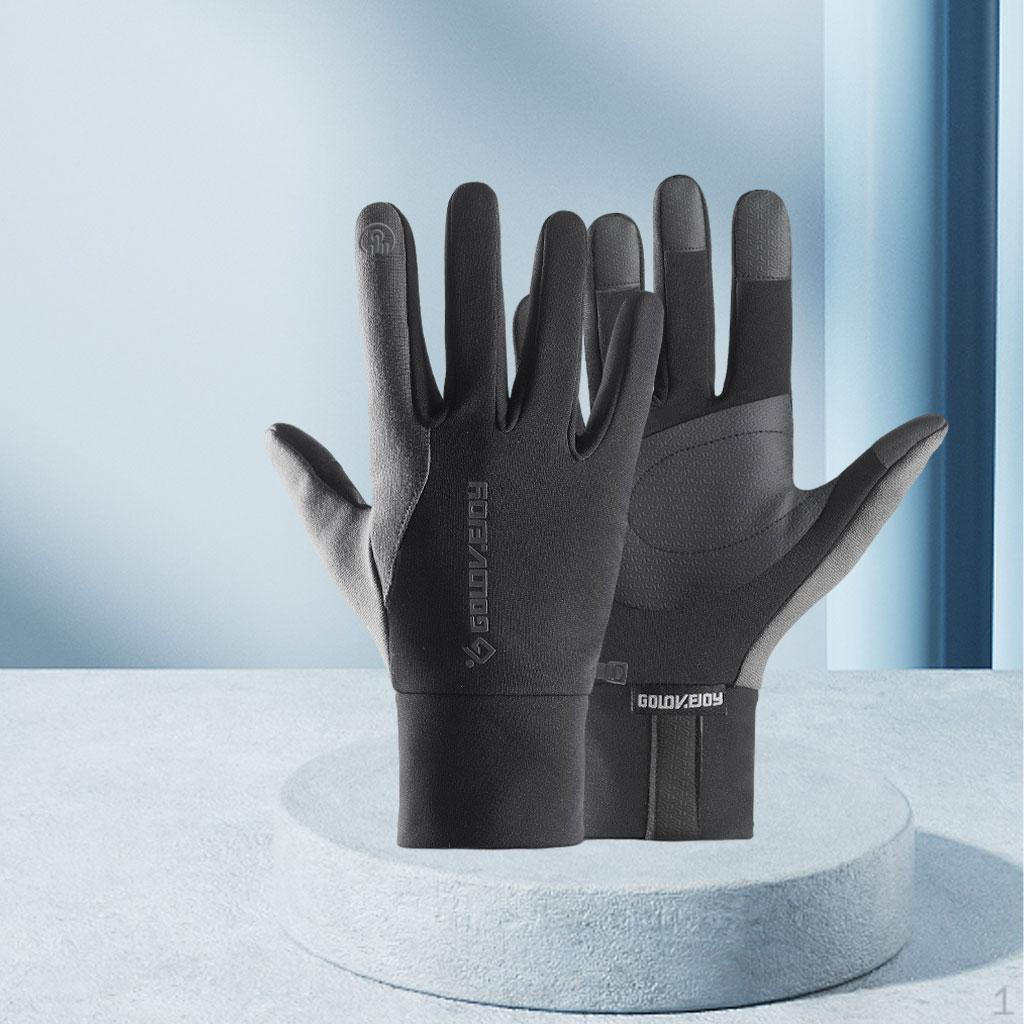 Gloves Touch Screen Thermal Men Women, Fleece Material Windproof Sports for Cycling Running dark grey M
Gloves Touch Screen Thermal Men Women, Fleece Material Windproof Sports for Cycling Running dark grey M