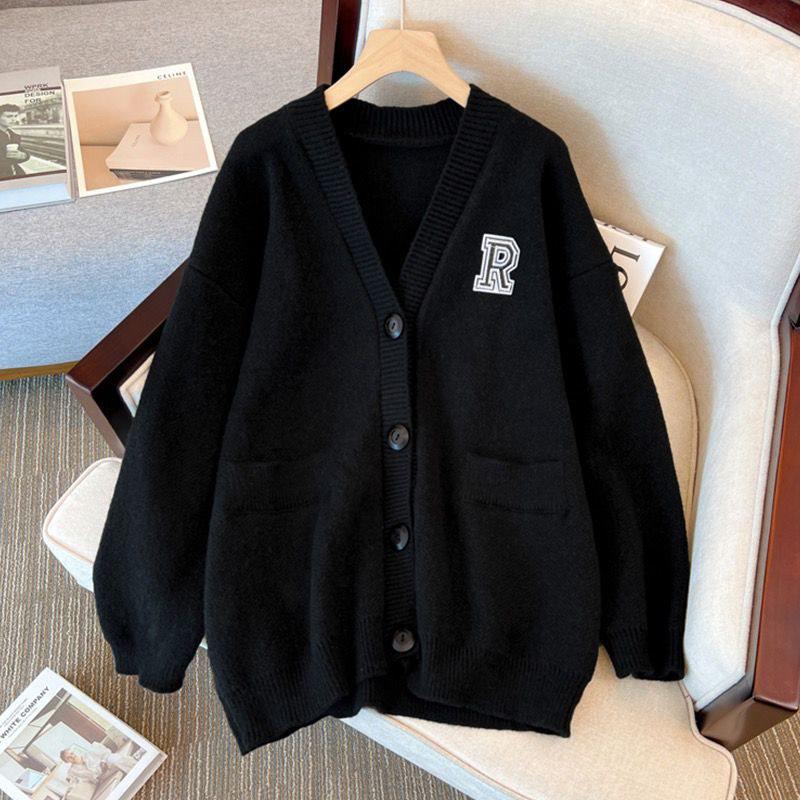 Цьогорічний трендовий жіночий чорний кардиган грубої в язки для зимового вуличного стилю XL (63-68 kg) чорний
Цьогорічний трендовий жіночий чорний кардиган грубої в язки для зимового вуличного стилю XL (63-68 kg) чорний