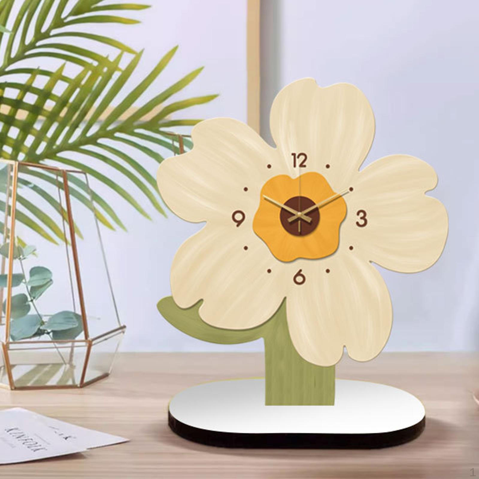 Декоративные аналоговые настольные часы, бесшумное нетикающее настольное украшение для полки, офиса, спальни, Sunflower
Декоративные аналоговые настольные часы, бесшумное нетикающее настольное украшение для полки, офиса, спальни, Sunflower