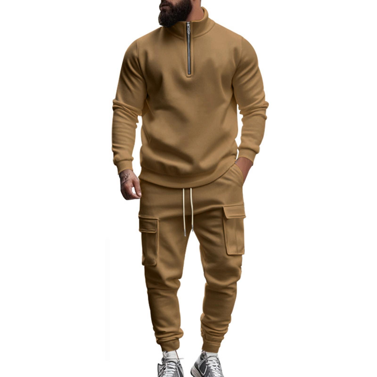 Men s Winter Casual Plus Velvet Warm Zipper Stand Collar Sweatshirt Men s Sports Pants Sweatshirt Set XXXL кавовий
Men s Winter Casual Plus Velvet Warm Zipper Stand Collar Sweatshirt Men s Sports Pants Sweatshirt Set XXXL кавовий