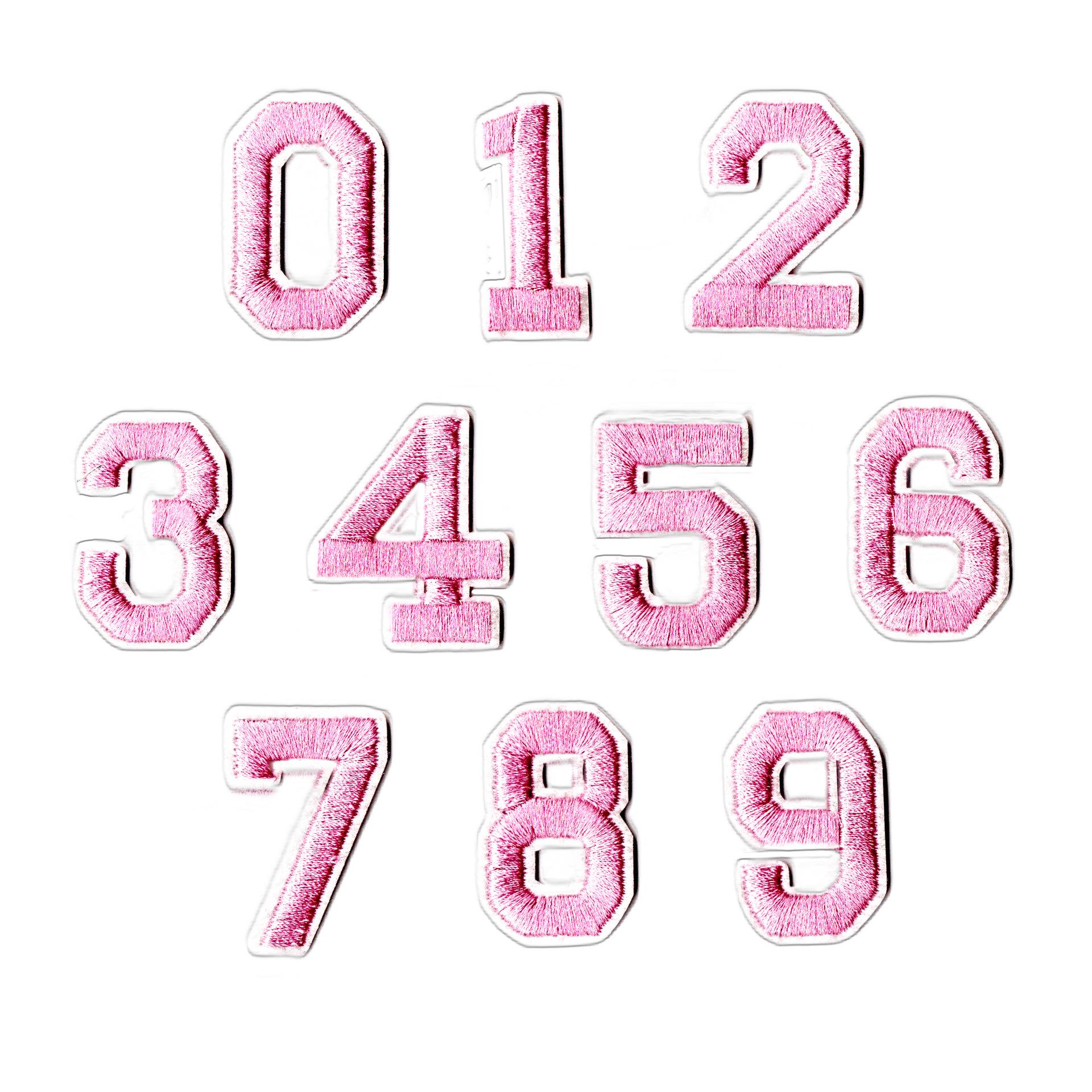 Colorful English Letter and Number Embroidery Patches for Clothing Accessories
Colorful English Letter and Number Embroidery Patches for Clothing Accessories