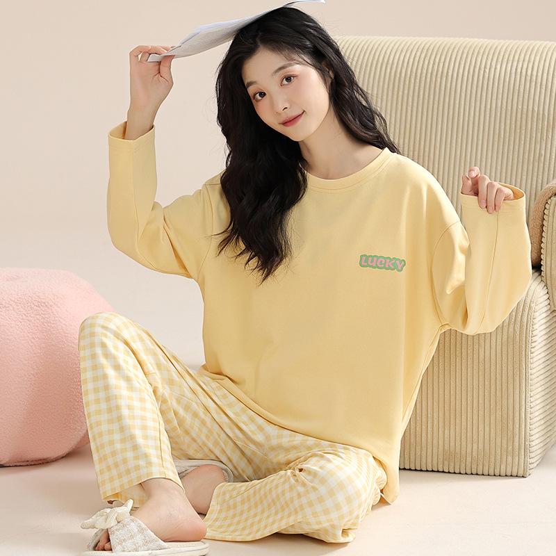 Women s Spring Cotton Pajama Set with Chest Pads - Long Sleeve Pullover for Indoors & Outdoors Large
Women s Spring Cotton Pajama Set with Chest Pads - Long Sleeve Pullover for Indoors & Outdoors Large