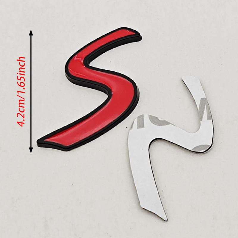 3D Metal Car Sticker Logo S Rear Trunk Badge Side Fender Emblem Decals For MINI Cooper S R56 R53 F56 R50 R52 R57 Accessories
3D Metal Car Sticker Logo S Rear Trunk Badge Side Fender Emblem Decals For MINI Cooper S R56 R53 F56 R50 R52 R57 Accessories